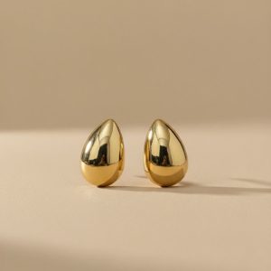Modern Orbit Earrings Golden