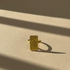 Golden Canvas Ring
